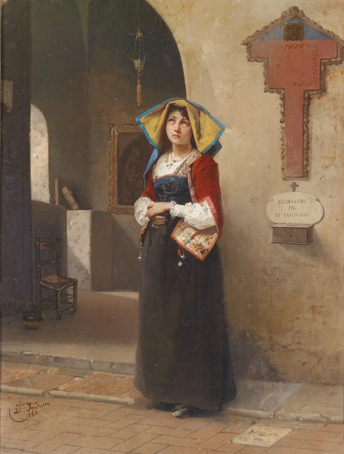Scena di devozione (1865